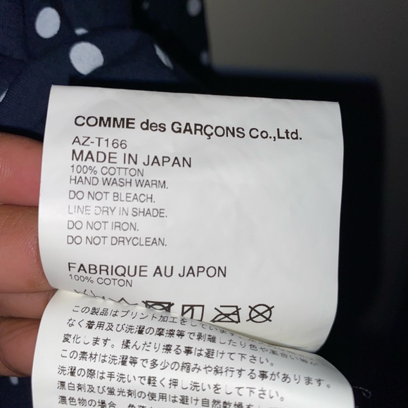 Comme des garçon polkadot shirt - Picture 3 of 3